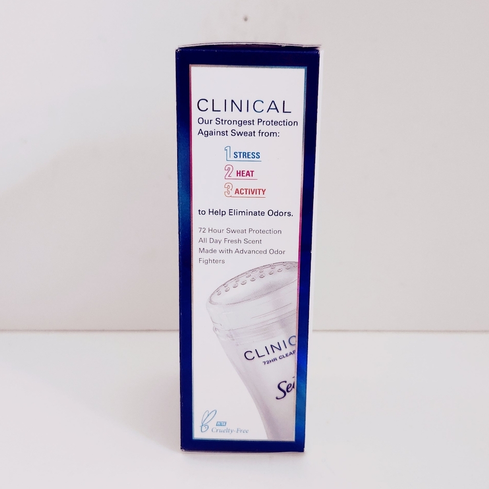 🐢2/$15 Secret Clinical Strength Clear Gel Deodorant Stick Completely Clean - Picture 2 of 16